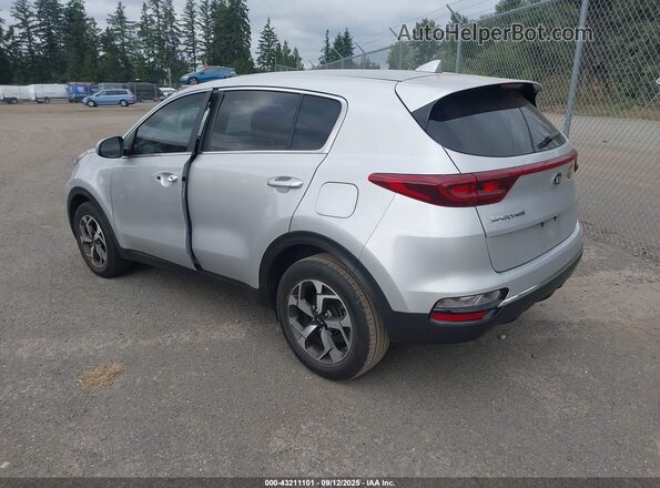 KNDPM3AC0M7911634 2021 KIA SPORTAGE Silver Задня ліва чверть