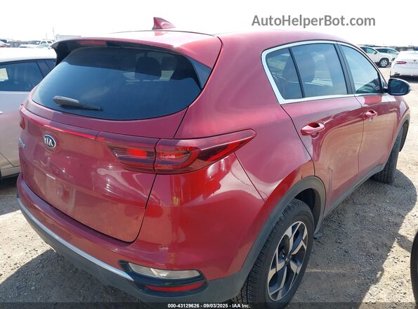 KNDPM3AC4M7925472 2021 KIA SPORTAGE Maroon Rear right