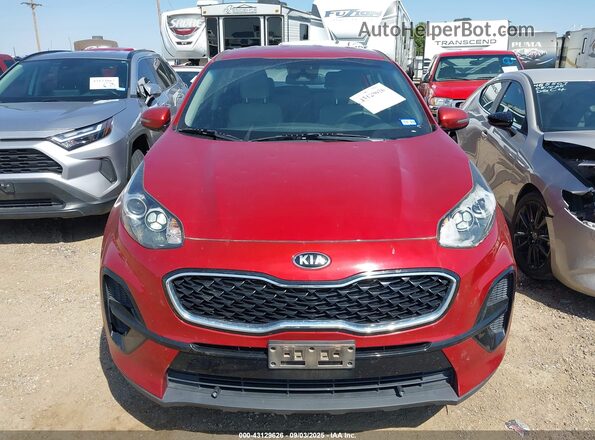 KNDPM3AC4M7925472 2021 KIA SPORTAGE Maroon Instrument cluster view
