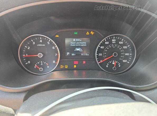 KNDPM3AC5M7856808 2021 KIA SPORTAGE White Սարքավորումների վահանակի տեսք