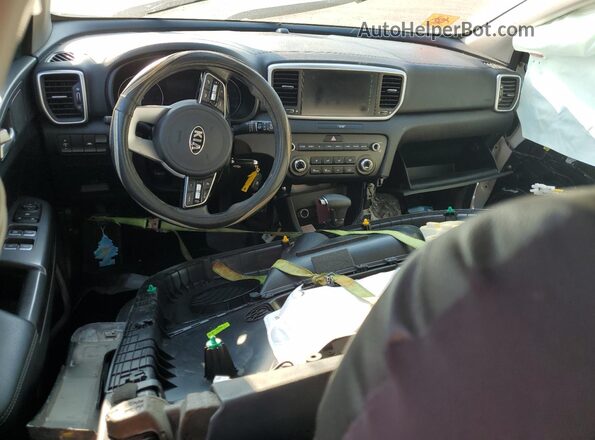 KNDPM3AC5M7856808 2021 KIA SPORTAGE White Առջևի վահանակի տեսք