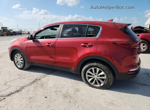 KNDPM3AC5M7929353 2021 KIA SPORTAGE Red Հետևի ձախ