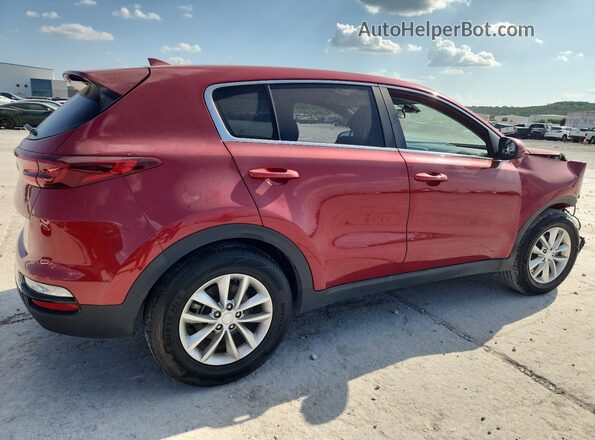 KNDPM3AC5M7929353 2021 KIA SPORTAGE Red Հետևի աջ