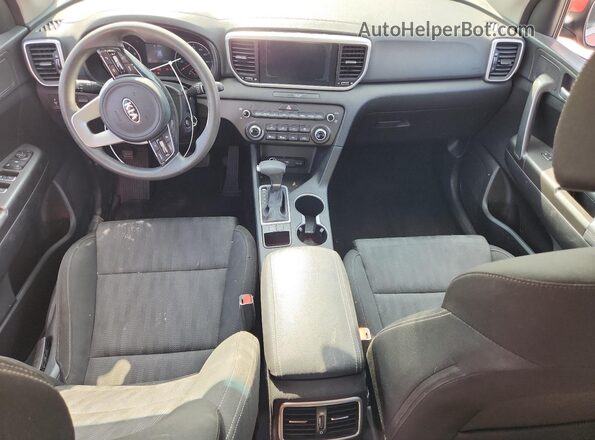KNDPM3AC5M7929353 2021 KIA SPORTAGE Red Առջևի վահանակի տեսք