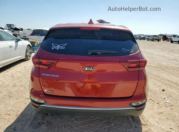 KNDPM3AC7M7916555 2021 KIA SPORTAGE Maroon Հետևի տեսք