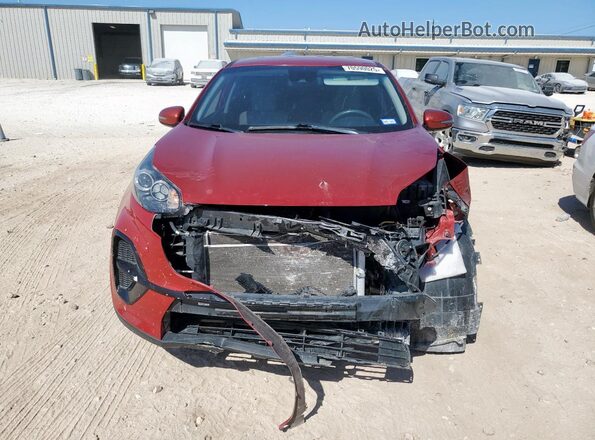 KNDPM3AC7M7916555 2021 KIA SPORTAGE Maroon Դիմացի տեսք