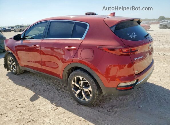 KNDPM3AC7M7916555 2021 KIA SPORTAGE Maroon Հետևի ձախ