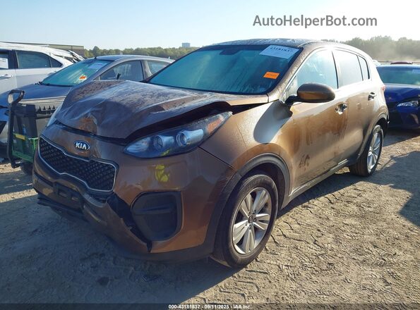 KNDPM3AC9J7357960 2018 KIA SPORTAGE Brown Vista tres cuartos delantera izquierda