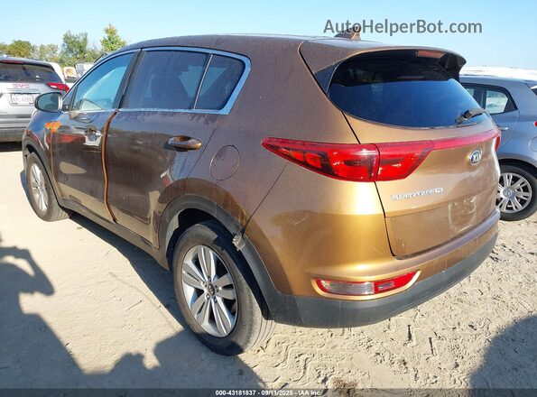KNDPM3AC9J7357960 2018 KIA SPORTAGE Brown Trasero izquierdo