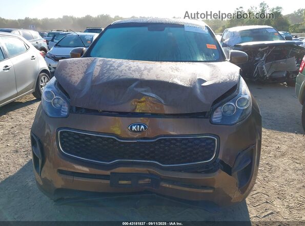 KNDPM3AC9J7357960 2018 KIA SPORTAGE Brown Vista frontal