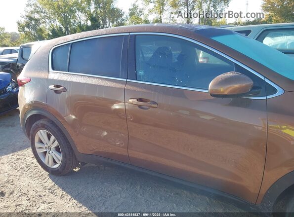KNDPM3AC9J7357960 2018 KIA SPORTAGE Brown Vista interior trasera