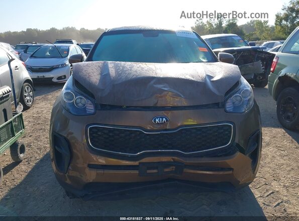KNDPM3AC9J7357960 2018 KIA SPORTAGE Brown Vista del cuadro de instrumentos