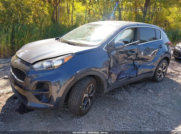 KNDPM3AC9M7872588 2021 KIA SPORTAGE Blue Вид спереду