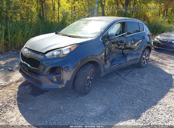 KNDPM3AC9M7872588 2021 KIA SPORTAGE Blue Передня ліва чверть