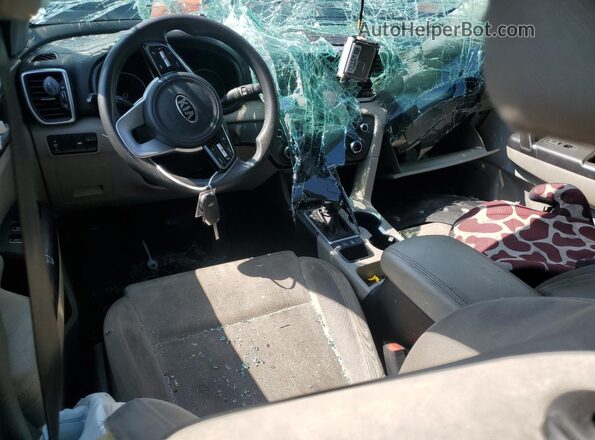 KNDPMCAC1M7905454 2021 KIA SPORTAGE Blue Առջևի վահանակի տեսք