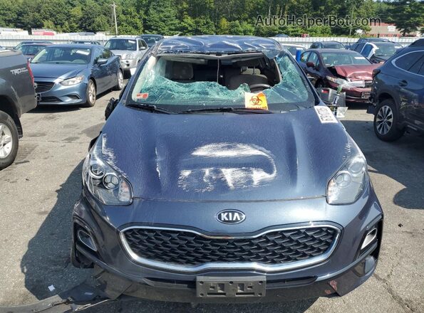 KNDPMCAC1M7905454 2021 KIA SPORTAGE Blue Դիմացի տեսք