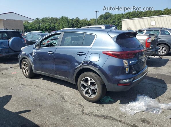 KNDPMCAC1M7905454 2021 KIA SPORTAGE Blue Հետևի ձախ