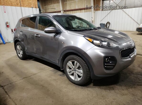 KNDPMCAC2J7427220 2018 KIA SPORTAGE Gray 