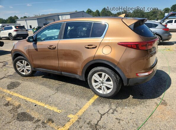 KNDPMCAC4K7505272 2019 KIA SPORTAGE Brown Задня ліва чверть