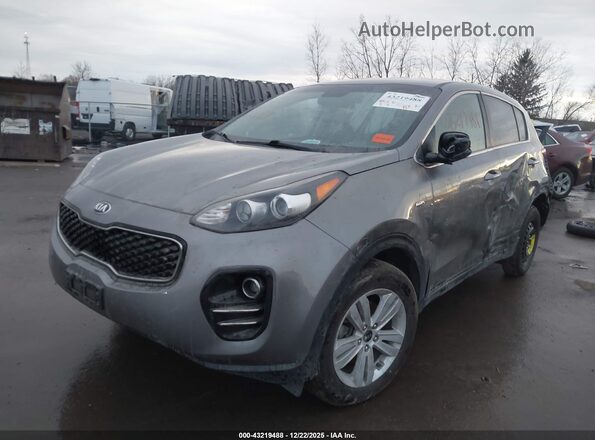 KNDPMCAC5K7539415 2019 KIA SPORTAGE Gray Vista tres cuartos delantera izquierda