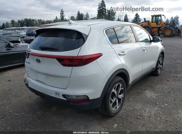 KNDPMCAC5M7942183 2021 KIA SPORTAGE White Trasero derecho