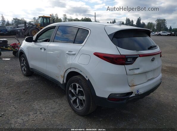 KNDPMCAC5M7942183 2021 KIA SPORTAGE White Trasero izquierdo