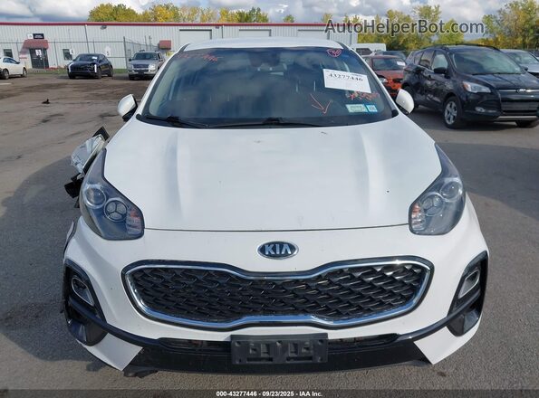 KNDPMCAC6L7650086 2020 KIA SPORTAGE White Սարքավորումների վահանակի տեսք