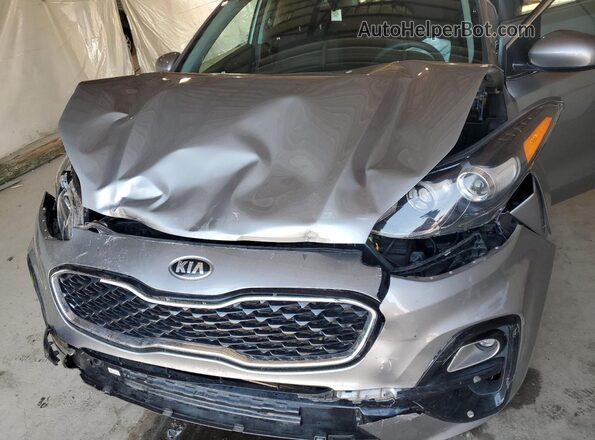 KNDPMCAC6M7942631 2021 KIA SPORTAGE Gray უკანა სალონის ხედი