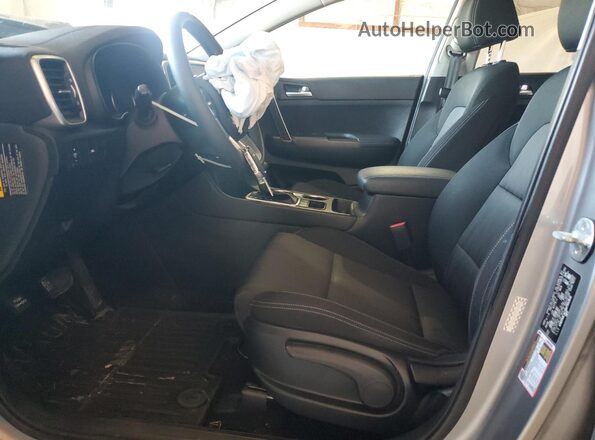 KNDPMCAC6M7942631 2021 KIA SPORTAGE Gray წინა სალონის ხედი