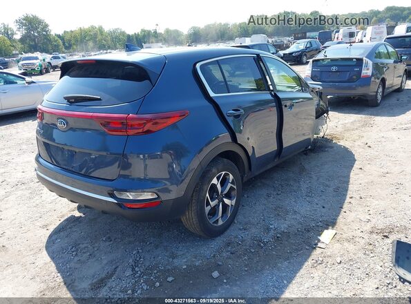 KNDPMCACXN7951303 2022 KIA SPORTAGE Blue უკანა მარჯვენა