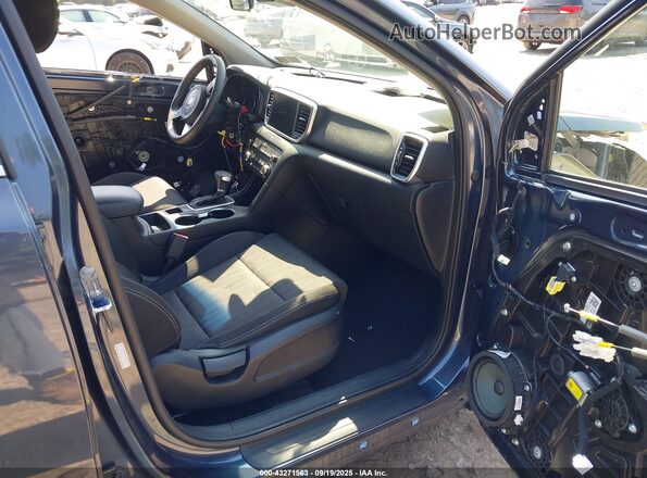 KNDPMCACXN7951303 2022 KIA SPORTAGE Blue წინა სალონის ხედი