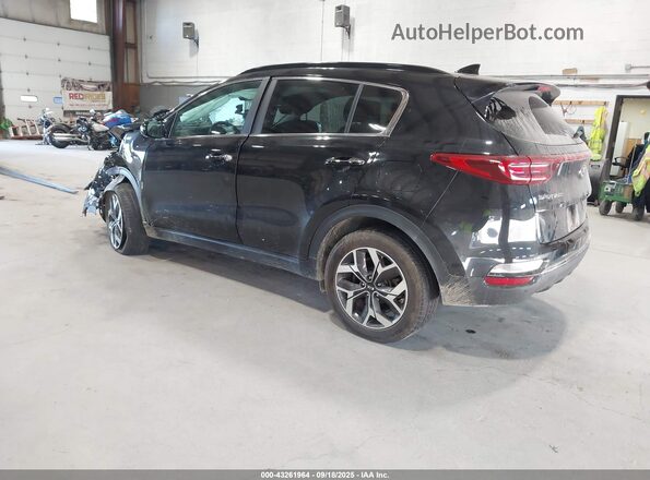 KNDPNCAC2M7910949 2021 KIA SPORTAGE Black Հետևի ձախ