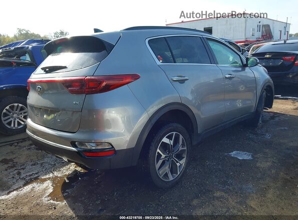 KNDPNCAC3M7909678 2021 KIA SPORTAGE Silver Задня права чверть