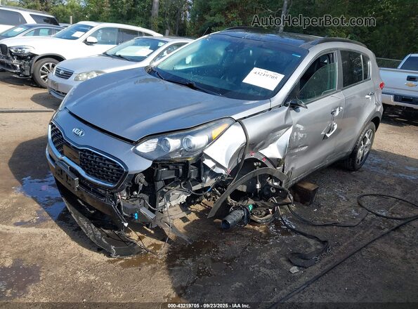 KNDPNCAC3M7909678 2021 KIA SPORTAGE Silver Передня ліва чверть