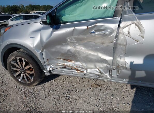 KNDPNCAC4J7373772 2018 KIA SPORTAGE Silver Widok z przodu