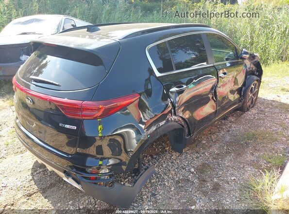 KNDPR3A64M7903905 2021 KIA SPORTAGE Black Задня права чверть
