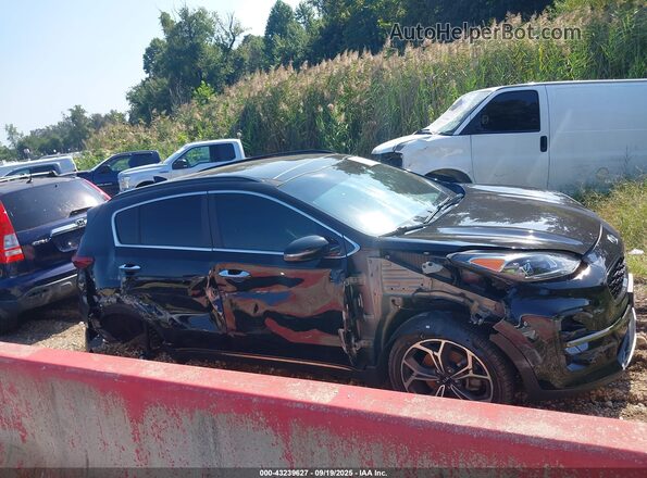KNDPR3A64M7903905 2021 KIA SPORTAGE Black Вид задньої частини салону