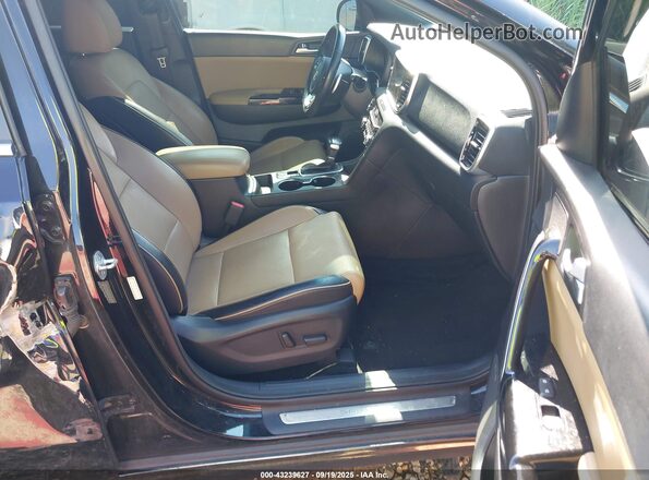 KNDPR3A64M7903905 2021 KIA SPORTAGE Black Вид салону спереду