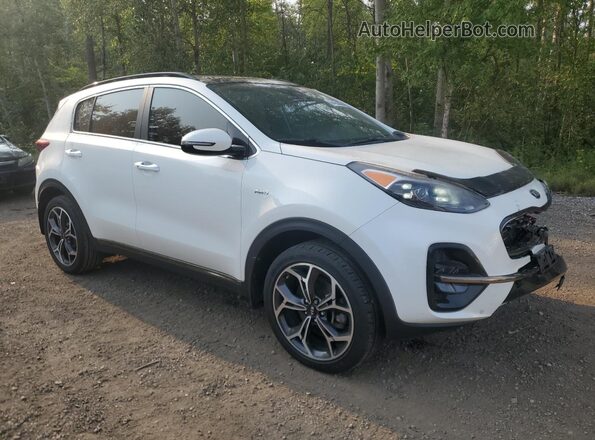 KNDPRCA60M7875830 2021 KIA SPORTAGE White 