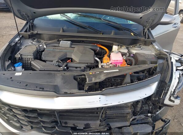 KNDPUCDG6R7134754 2024 KIA SPORTAGE HYBRID Gray Вид ззаду