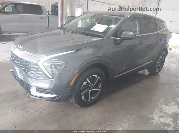 KNDPUCDGXR7173170 2024 KIA SPORTAGE HYBRID Gray წინა მარცხენა ხედი სამი მეოთხედიდან