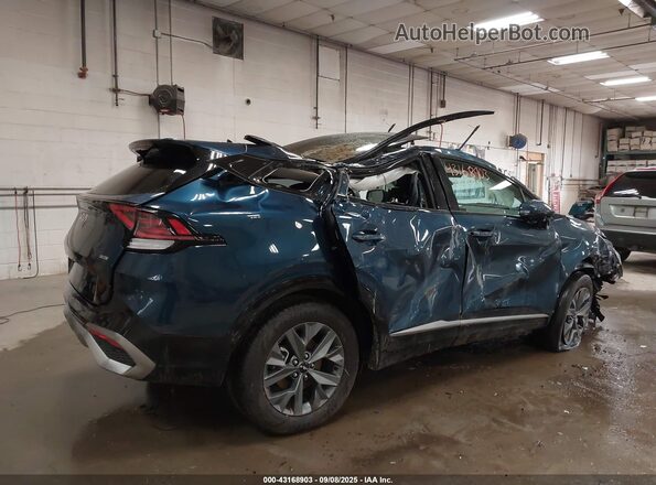 KNDPXCDG9S7221402 2025 KIA SPORTAGE HYBRID Blue Вид задньої частини салону