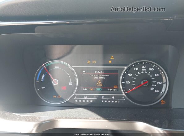 KNDRH4LG6M5045047 2021 KIA SORENTO HYBRID White Հետևի նստատեղերի տեսք