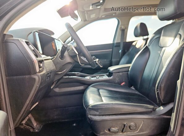 KNDRH4LG7M5019282 2021 KIA SORENTO Black Սալոնի դիմացի տեսք