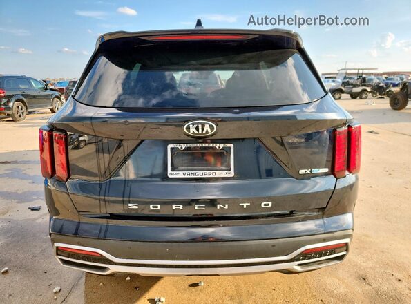 KNDRH4LG7M5019282 2021 KIA SORENTO Black Հետևի տեսք
