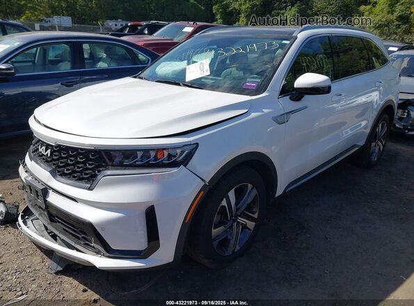 KNDRHDLG4N5084205 2022 KIA SORENTO HYBRID Белый 