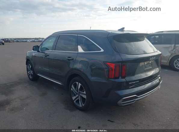 KNDRHDLG7R5259276 2024 KIA SORENTO HYBRID Gray Задня ліва чверть