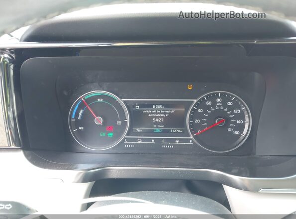 KNDRHDLGXP5185820 2023 KIA SORENTO HYBRID Gray უკანა სავარძლების ხედი