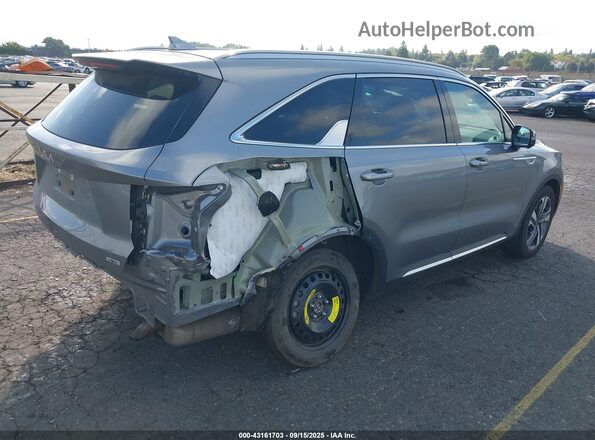 KNDRMDLG5P5136424 2023 KIA SORENTO HYBRID Gray Trasero derecho