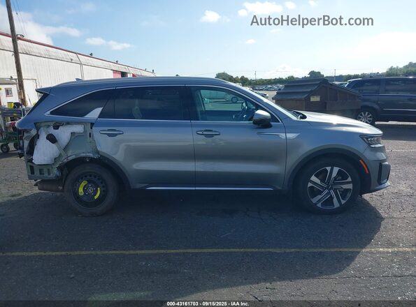 KNDRMDLG5P5136424 2023 KIA SORENTO HYBRID Gray Vista interior de 360 grados